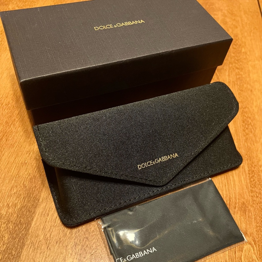 Dolce & Gabbana Black Eyewear Case
